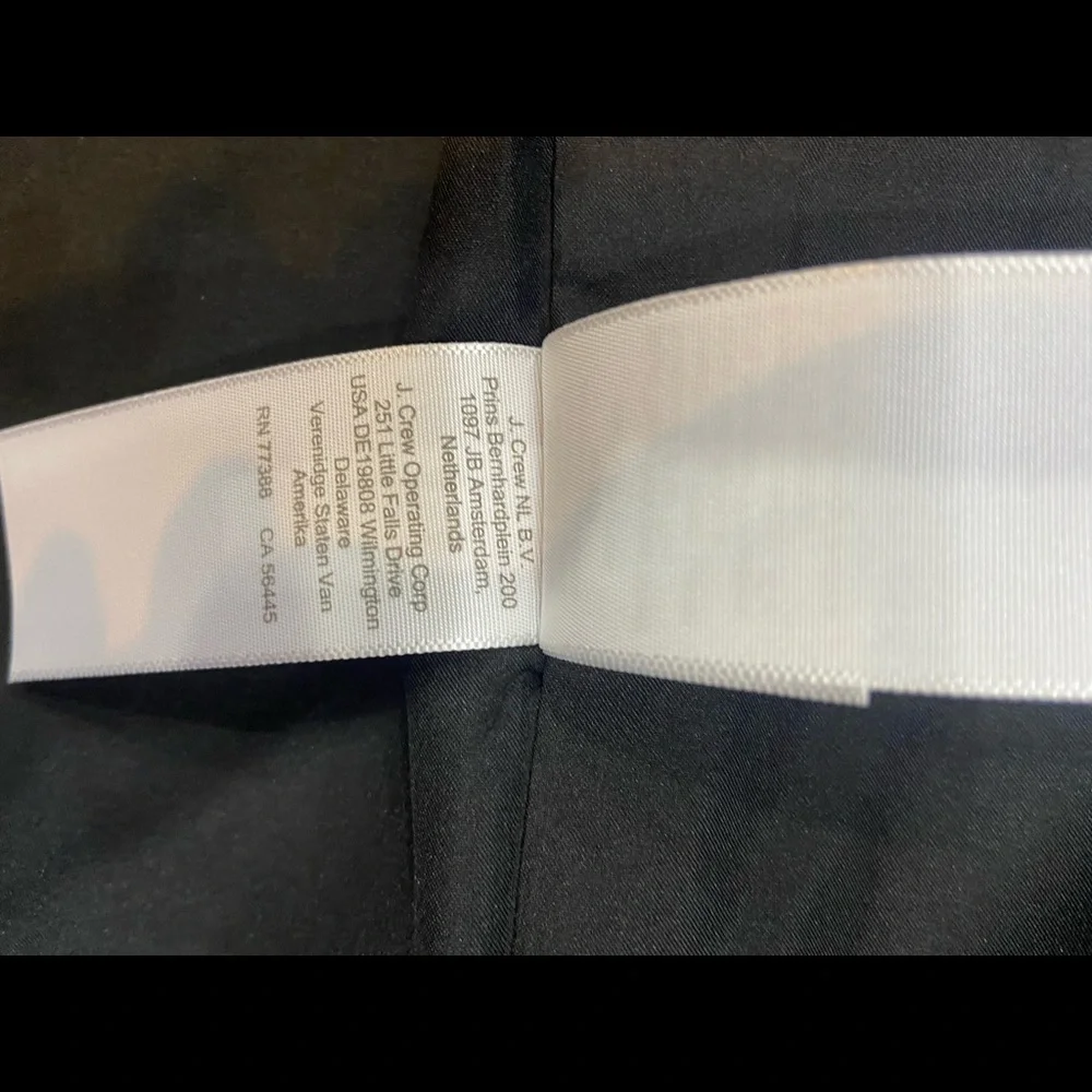 NWT JCrew Black wool blend city coat.  Size 10 sold out. - Picture 13 of 16